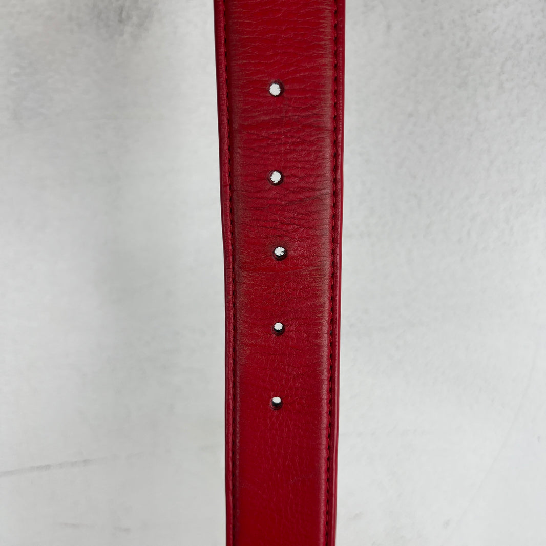 Chrome Hearts Red Gunslinger Belt