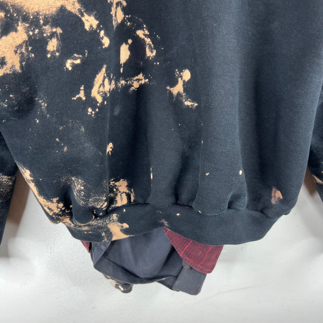 Balenciaga Bleached Unity Sports Icon Layered Hoodie