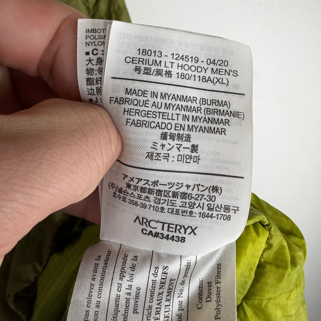 Arc'teryx Cerium LT Down Jacket
