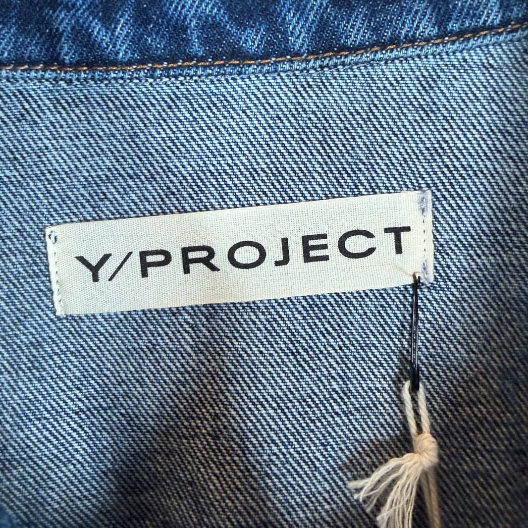Y/Project Double Layer Denim Button Up Shirt