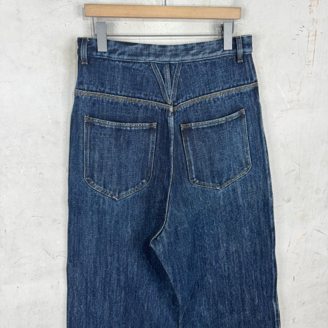 Louis Vuitton Sample Heavy Dark Jeans