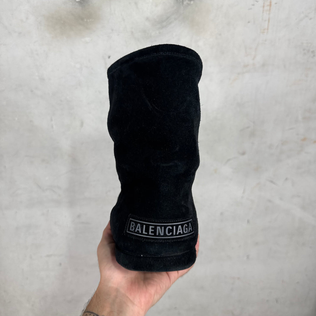 Balenciaga Black Soft Alaska Bootie
