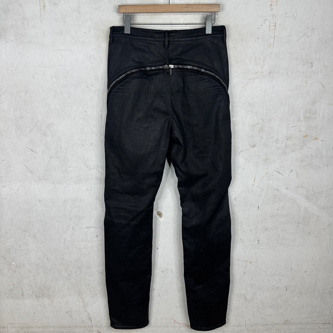 DRKSHDW Waxed Bolan Banana Jeans