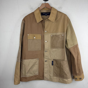 CDG Homme Canvas Patchwork Chore Jacket