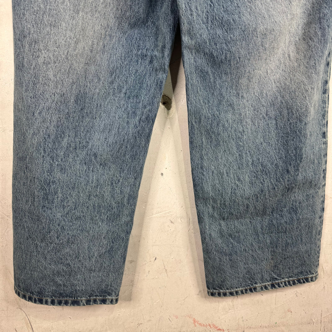 Vetements Backwards Wide Leg Jeans