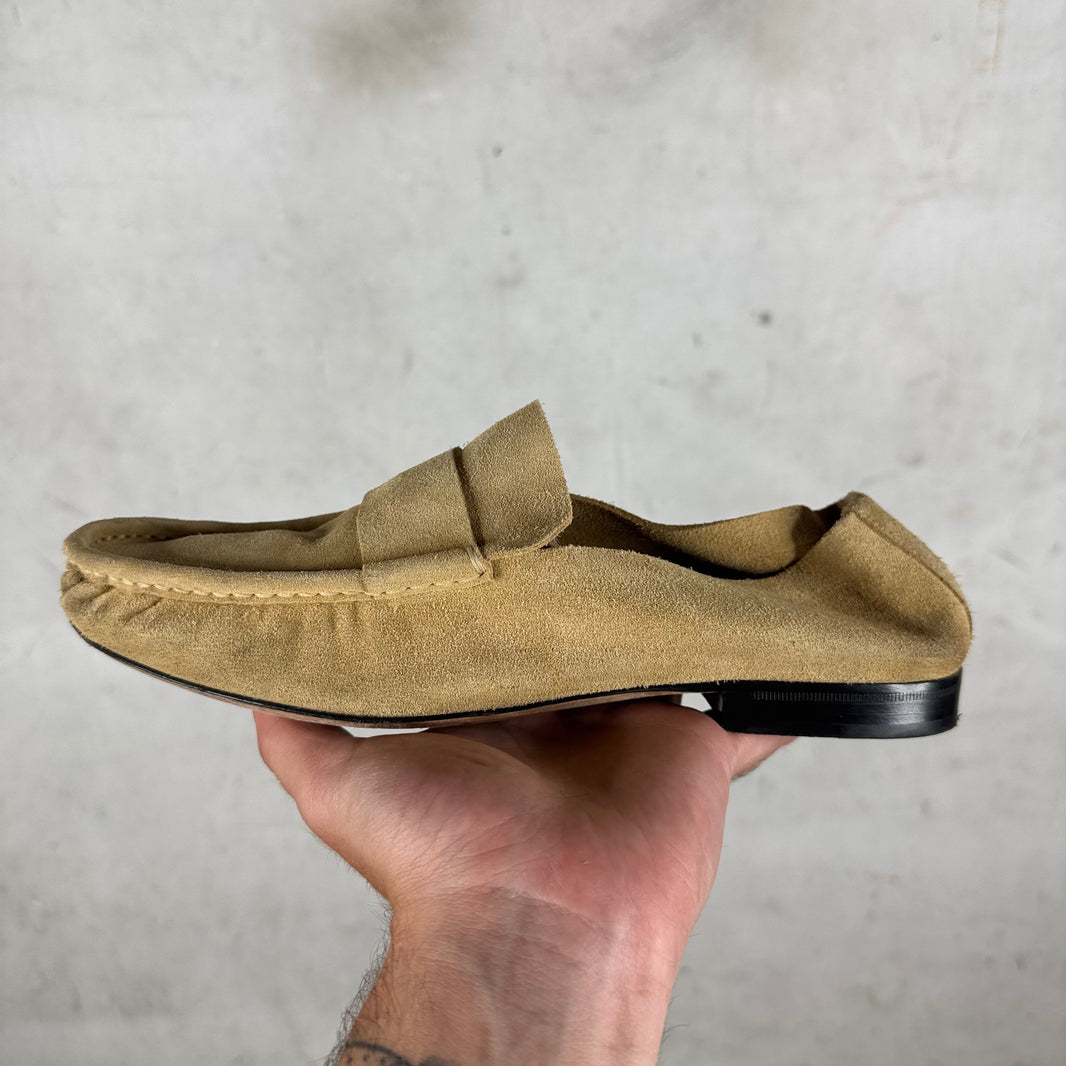 The Row Beige Foldable Mules