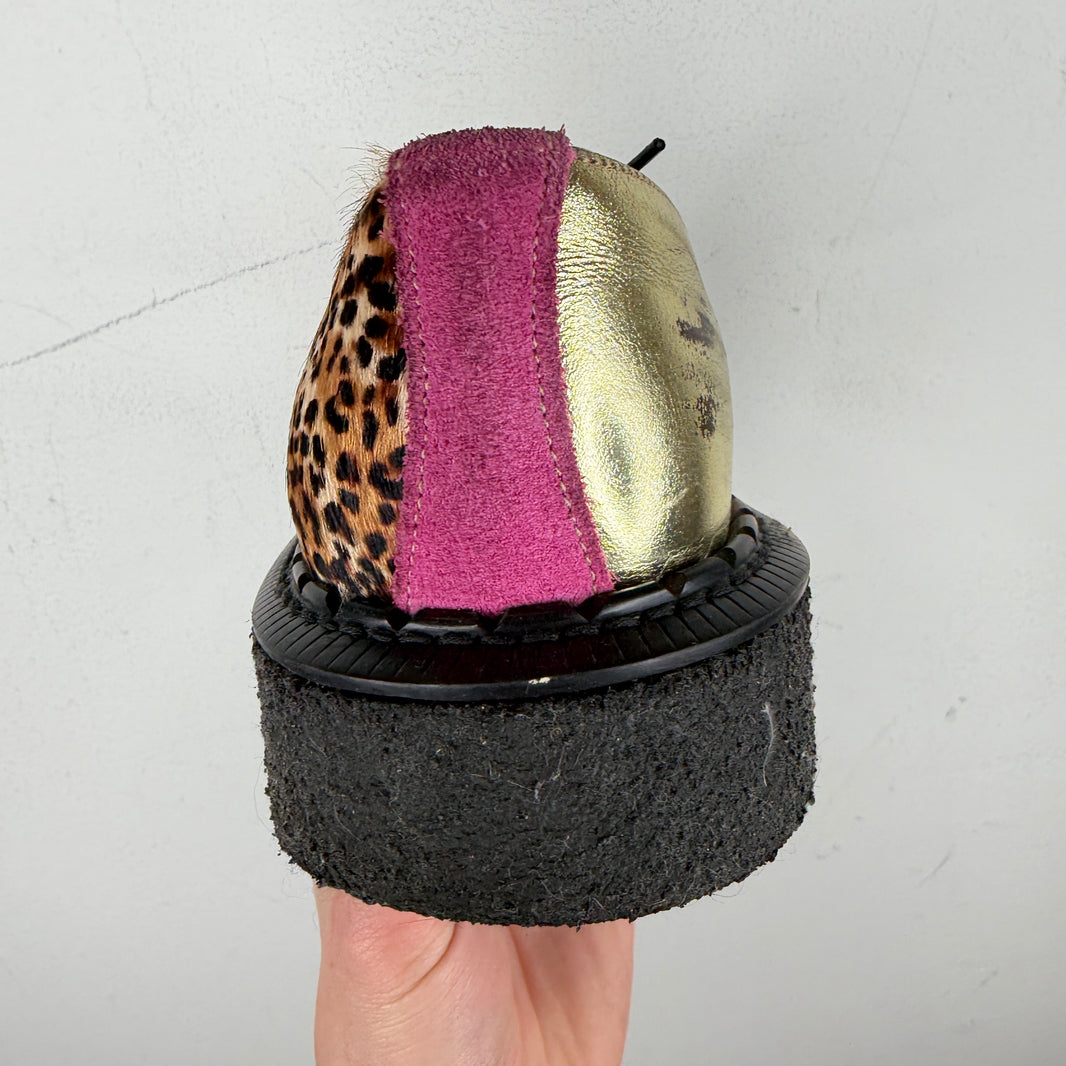 CDG George Cox Gibson Suede Leopard Derbys