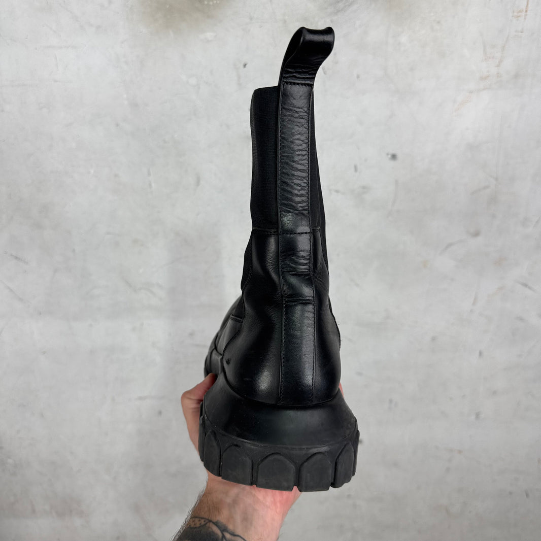 Rick Owens Leather Bozo Beetle Boots