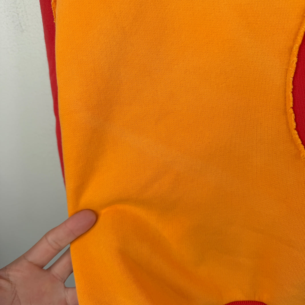 ERL Red/Orange Swirl Pullover Hoodie