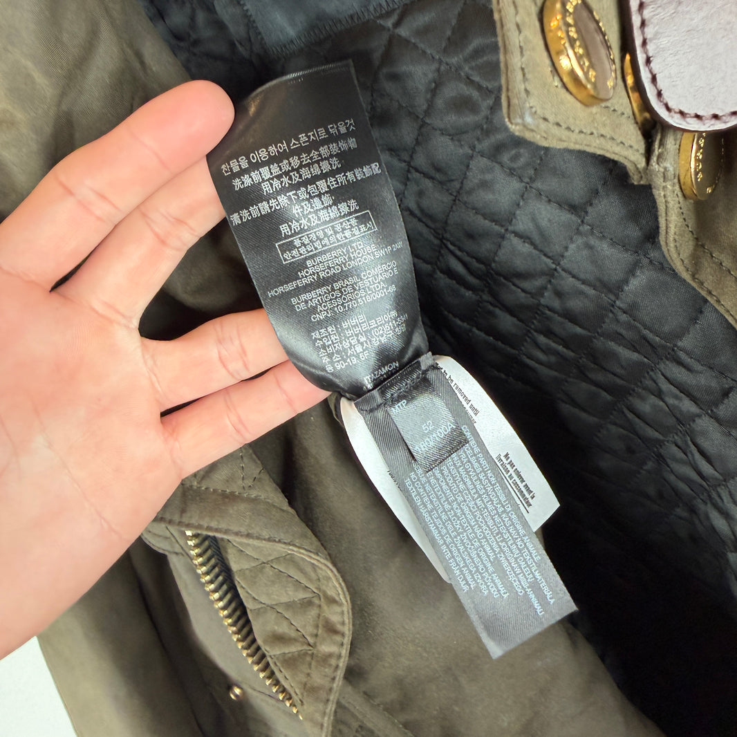 Burberry Olive Runway Cargo Jacket