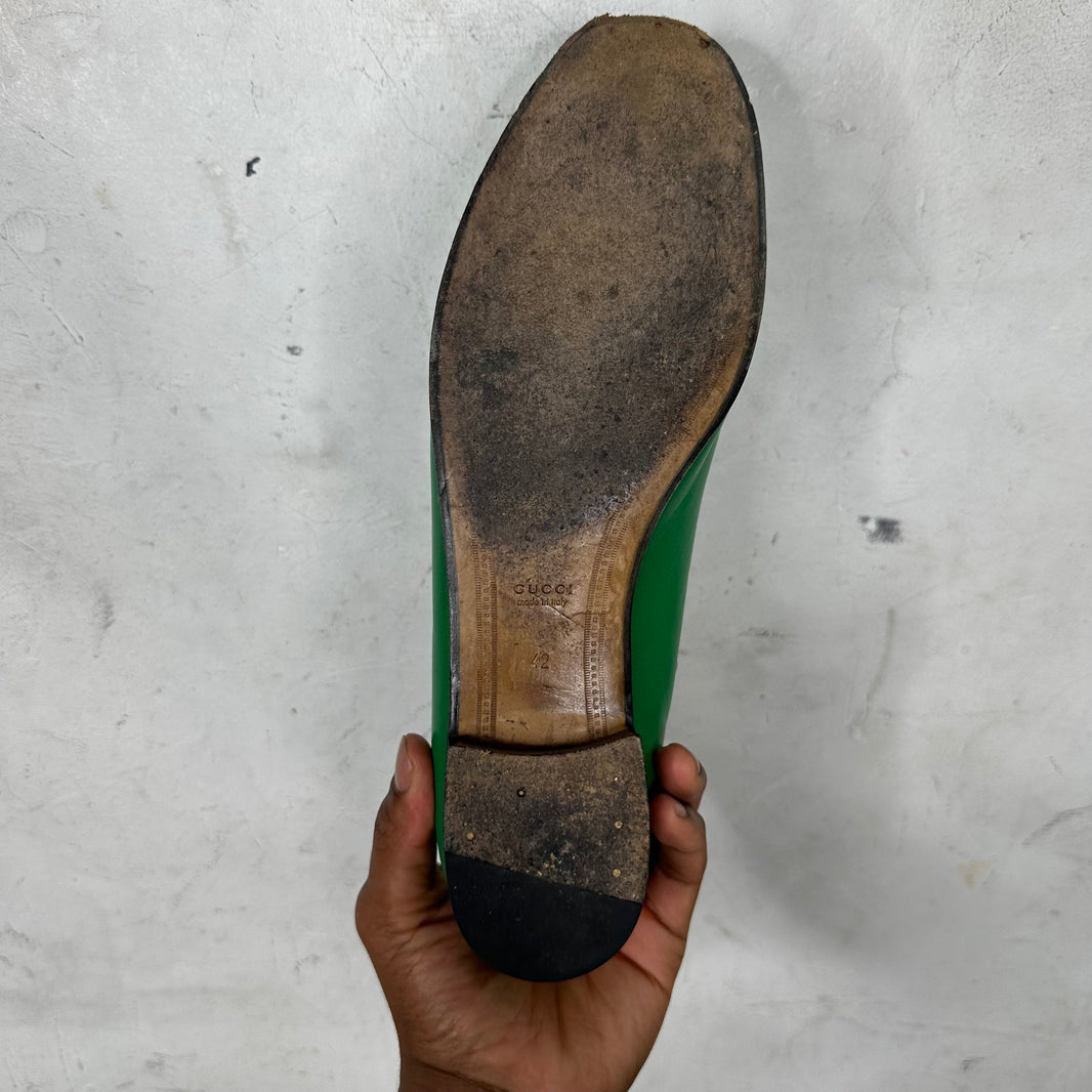 Gucci Horsebit Green Loafer
