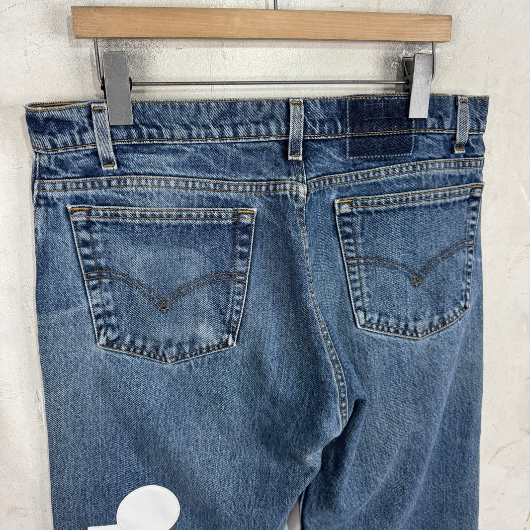 Stefan Cooke Patched Levi's Jeans
