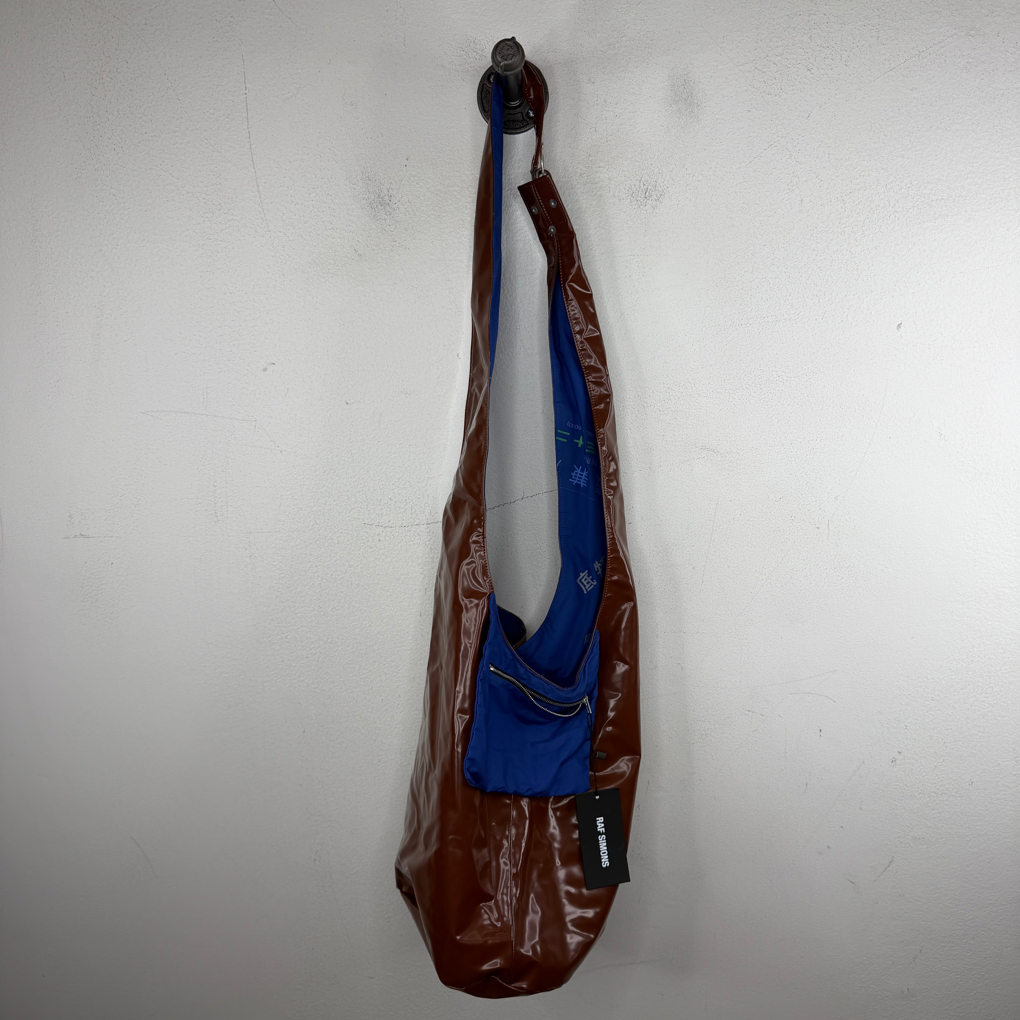 Raf Simons Brown Latex Sling Bag – www.Lukes.store