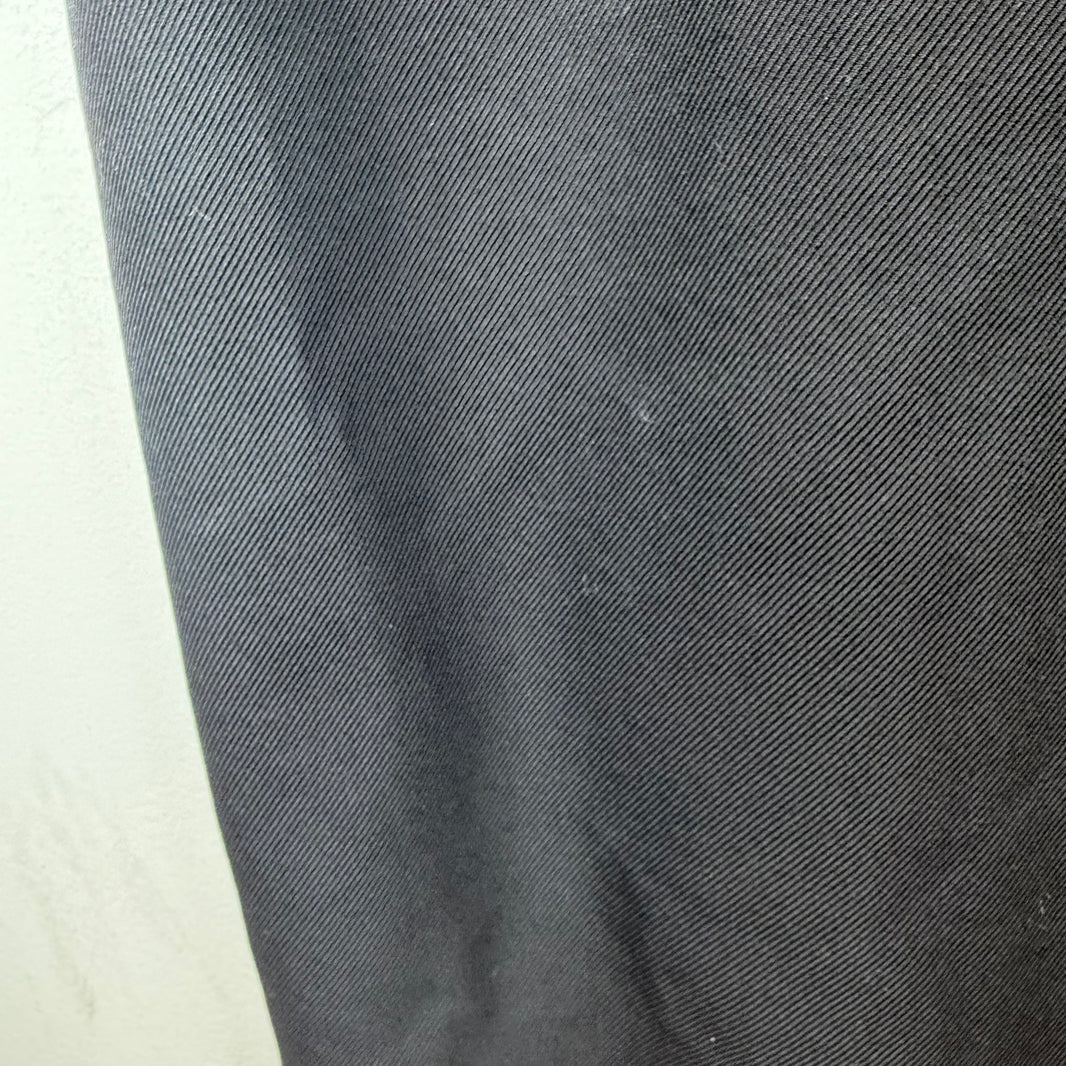 Margiela Black Strap Cuff Trench Coat