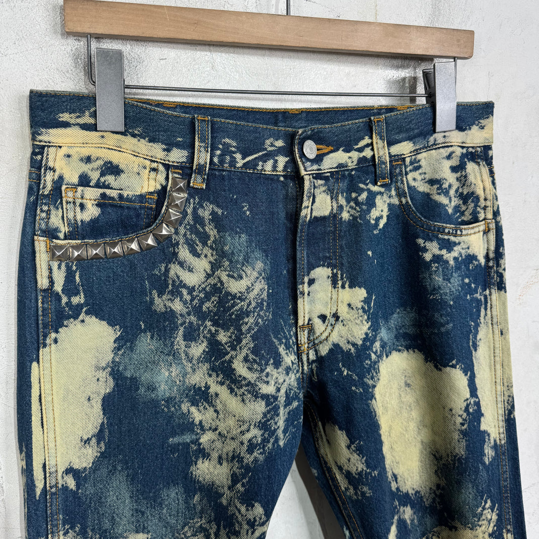 Gucci Studded Bleach Jeans