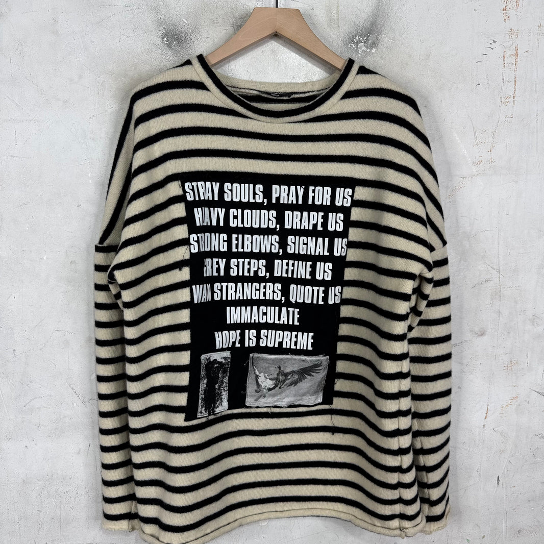 Raf Simons Redux Poem Wool Sweater