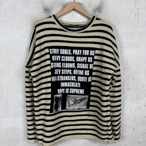 Raf Simons Redux Poem Wool Sweater