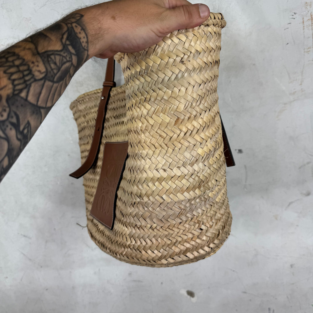 Loewe Woven Basket Tote