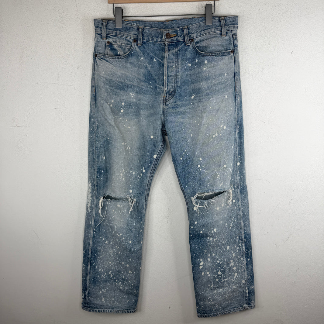 Celine Bleach Splatter Kurt Jeans