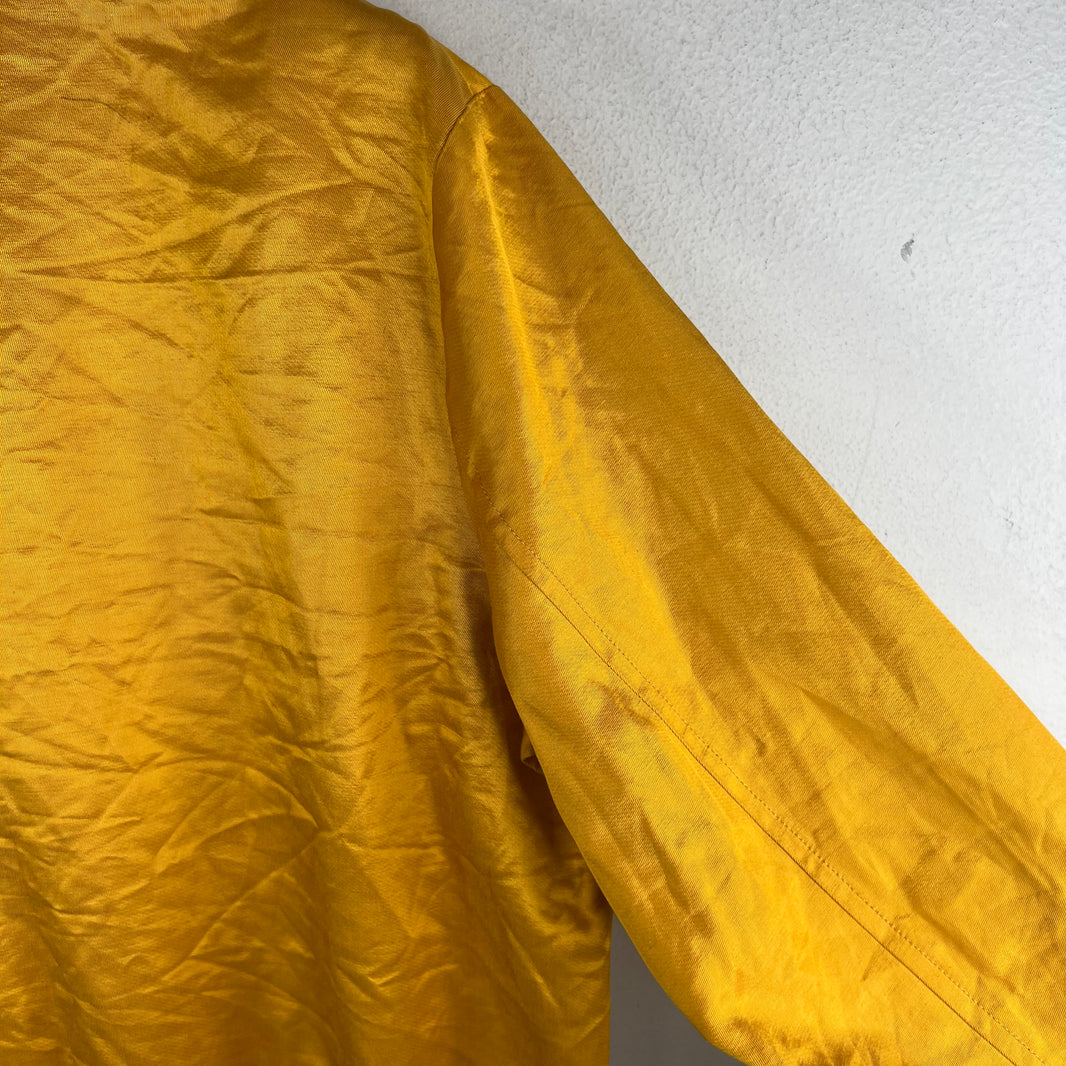 Saint Laurent Yellow Embroidered Teddy Jacket
