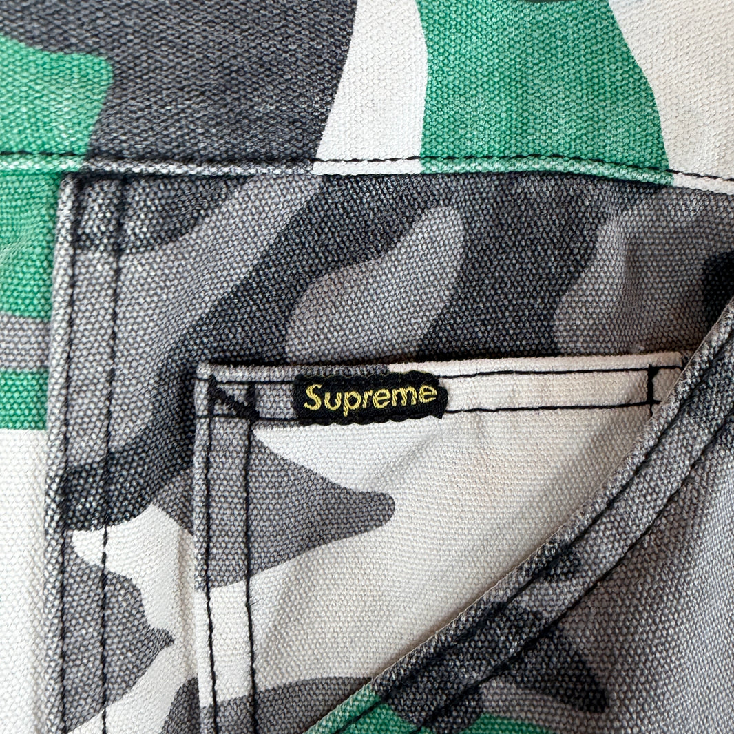 Supreme Green Camo Convertible Cargo Pants