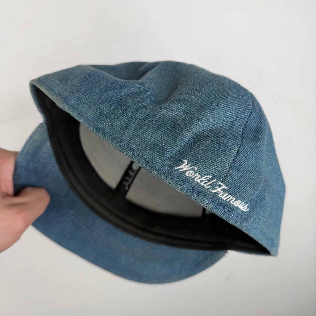 Supreme Denim Box Logo Fitted Hat
