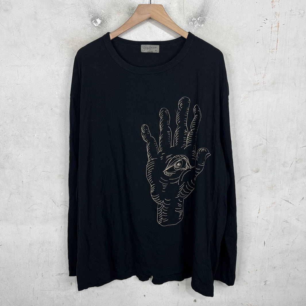 Yohji Yamamoto Eye Hand L/S T-Shirt