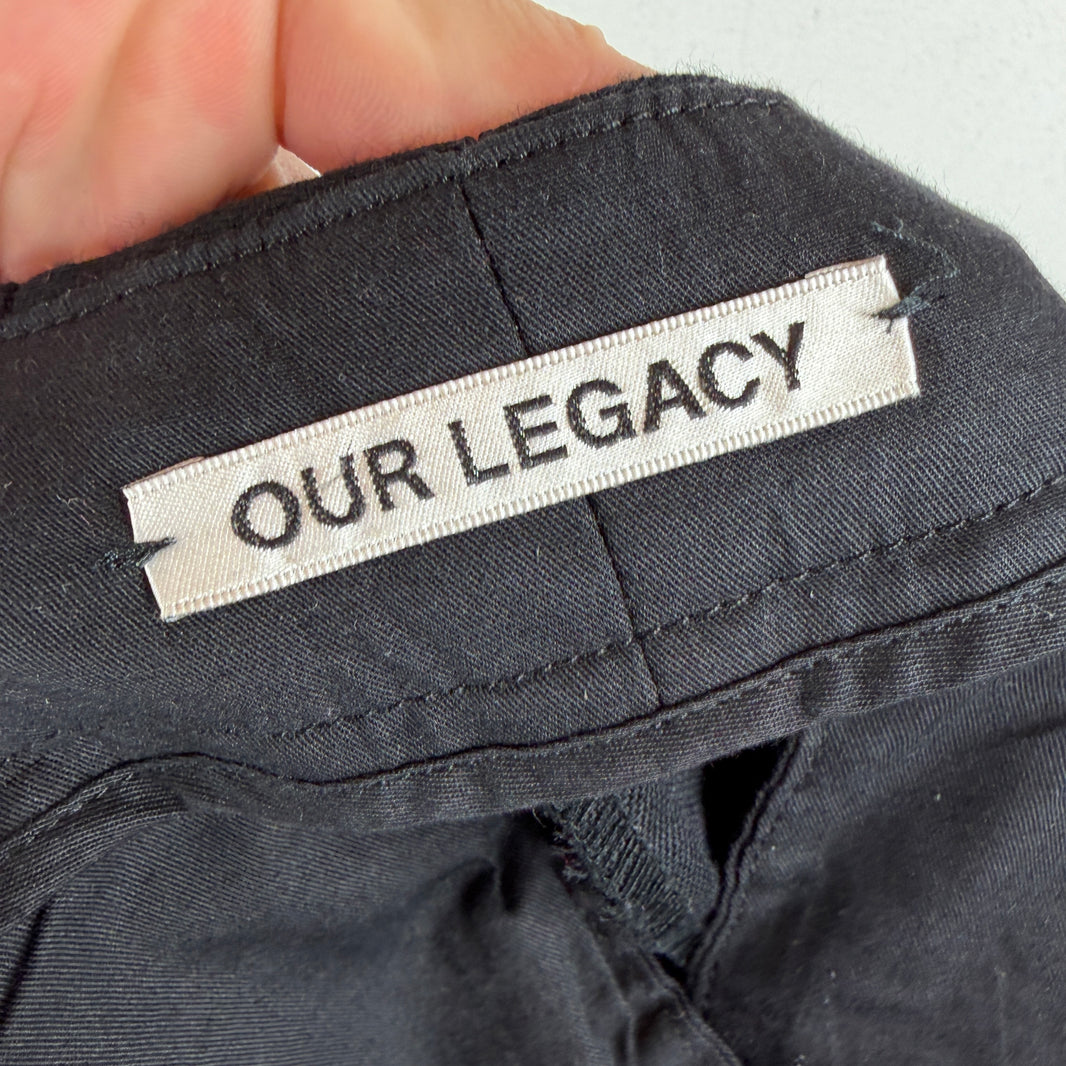 Our Legacy Black Borrowed Chino Trousers