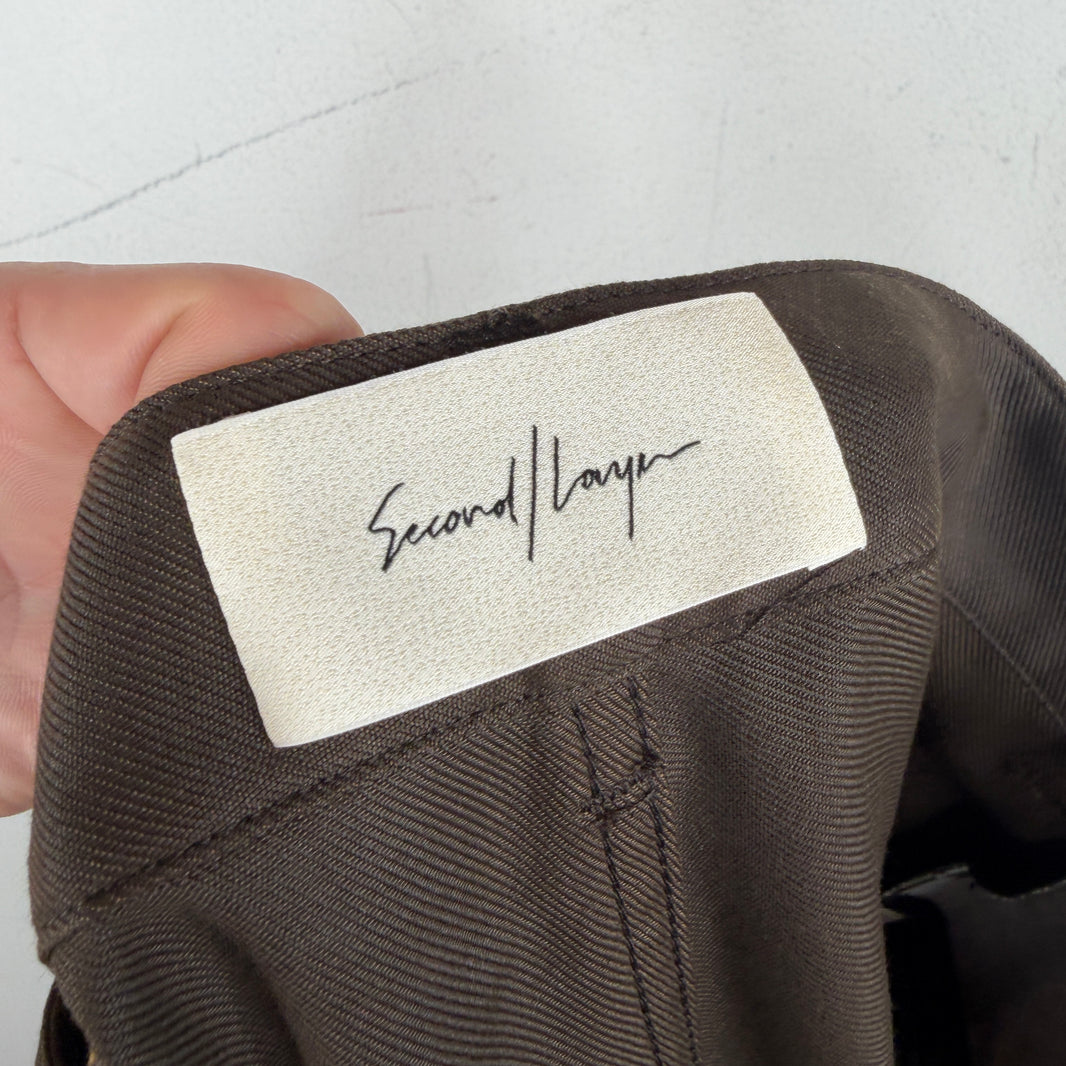 Second/Layer Brown Lightweight Trousers