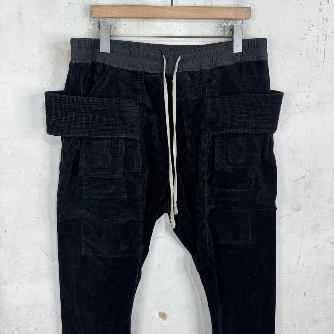 DRKSHDW Corduroy Creatch Cargos