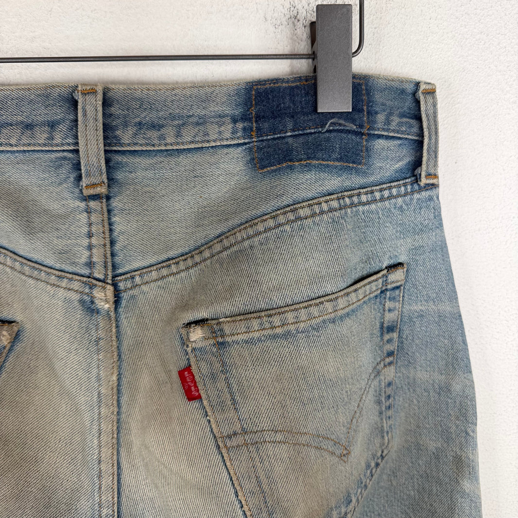 Vintage Levi's 501 Distressed Red Line Jeans