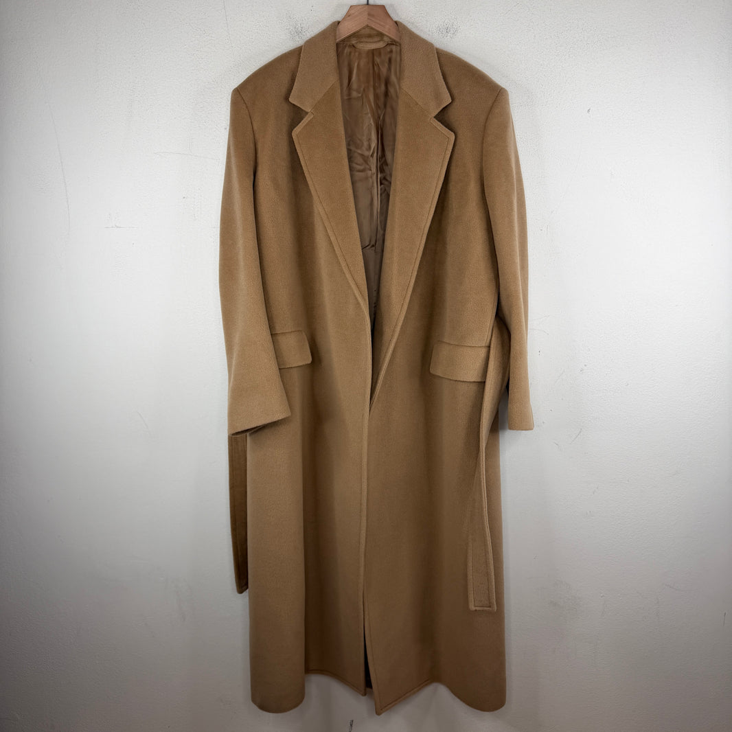 Balenciaga Wool/Cashmere Long Trench Coat