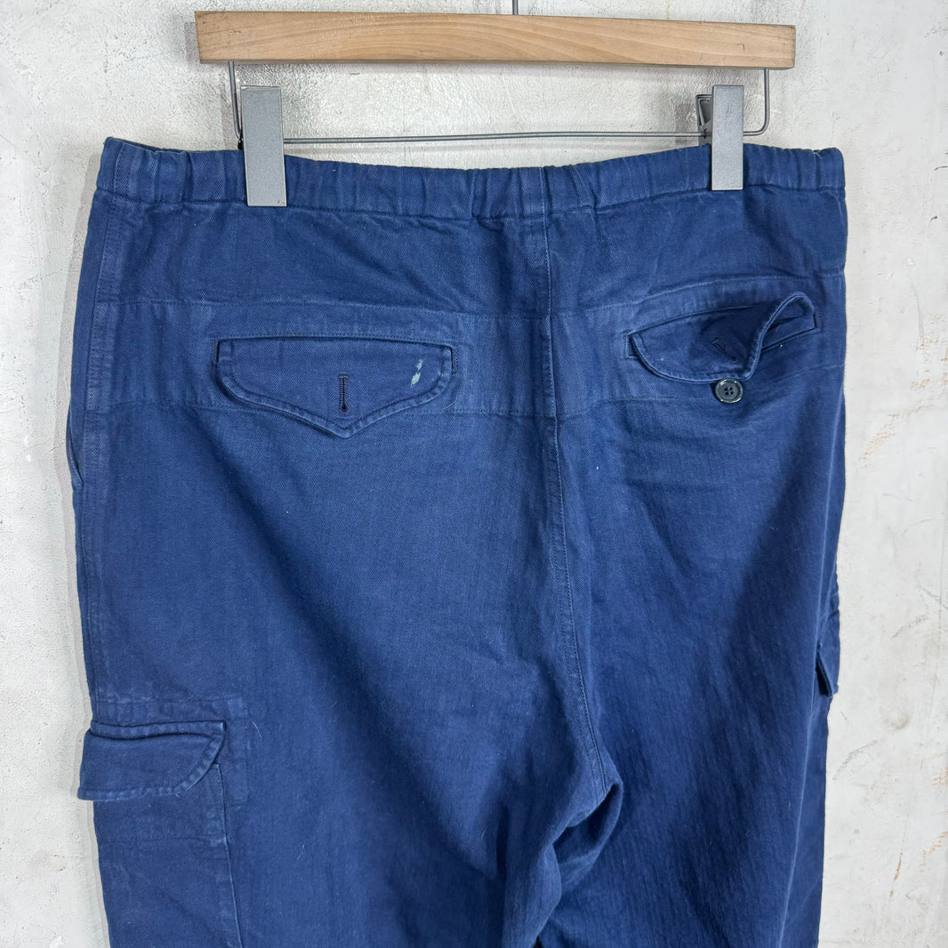 Gucci Navy Canvas Cargo Pants