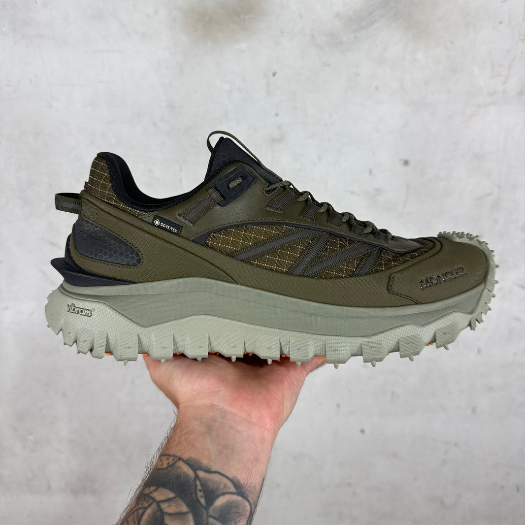 Moncler Olive Trailgrip Sneakers