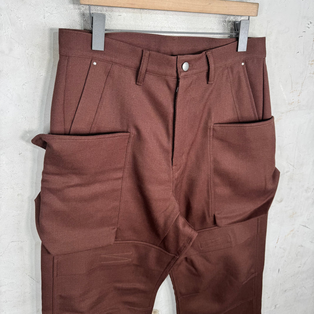 Rick Owens Porterville Throat Wool Stefon Cargos