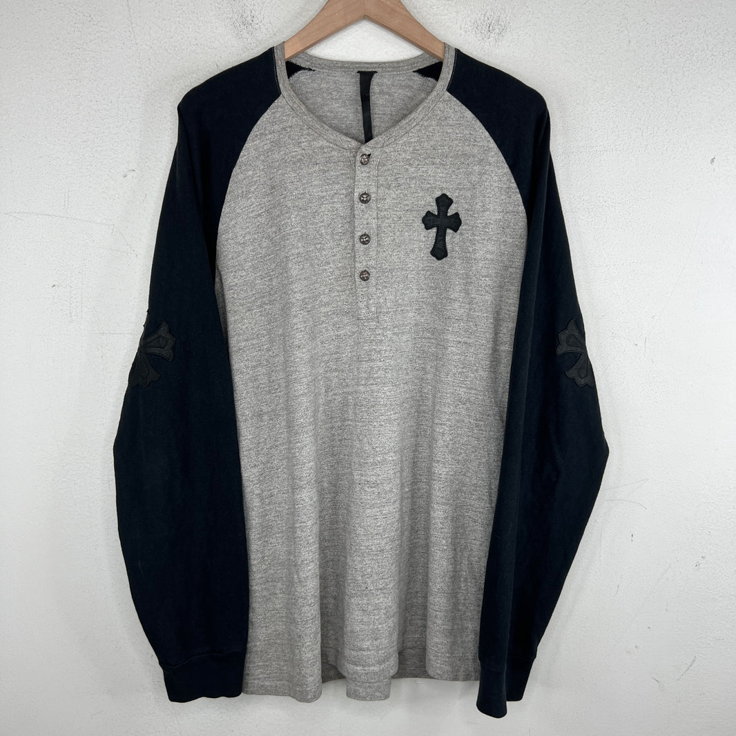 Chrome Hearts Gray Patch Longsleeve T-Shirt
