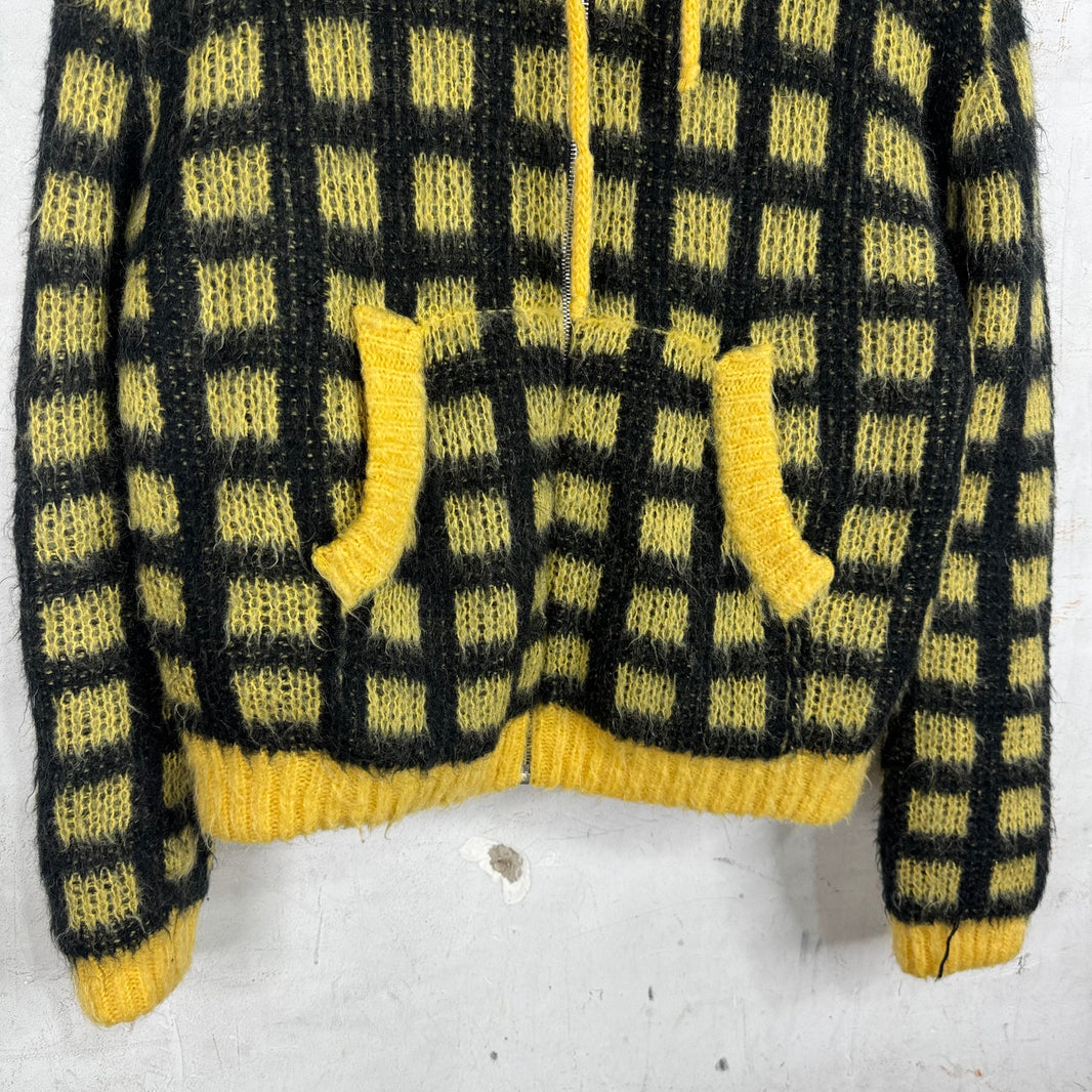 Marni Fuzzy Wuzzy Zip Up Hoodie