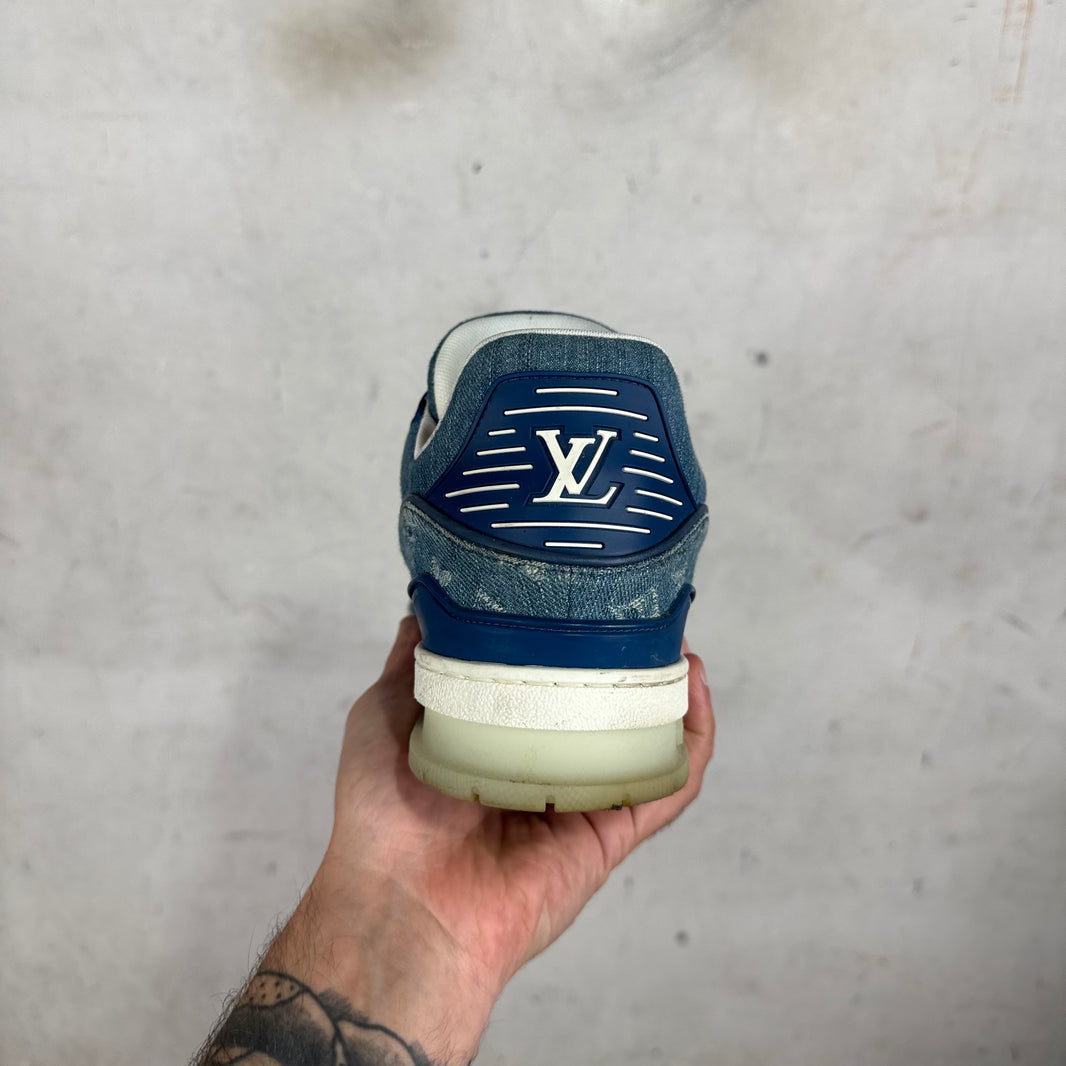 Louis Vuitton Denim Monogram Trainers