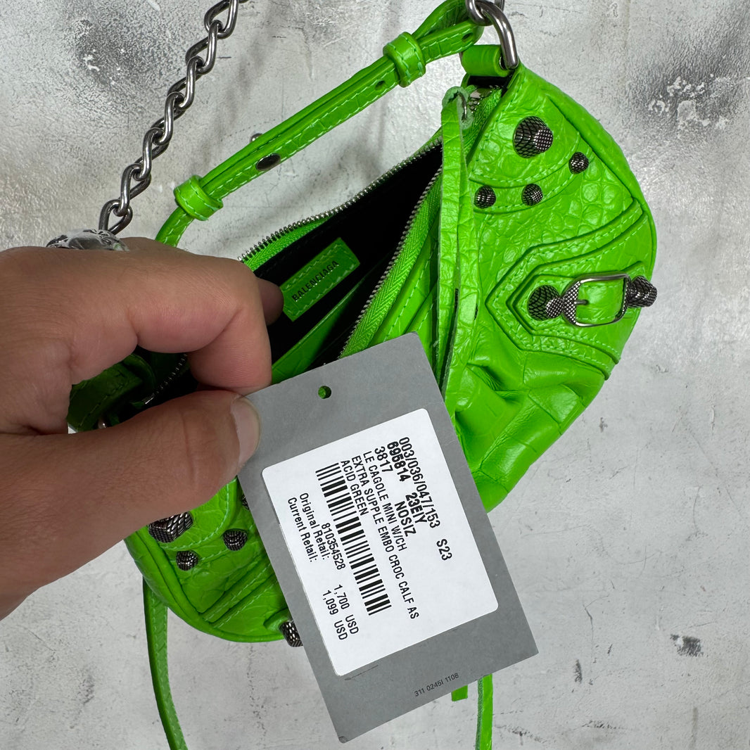 Balenciaga Mini Croc Le Cagole Purse