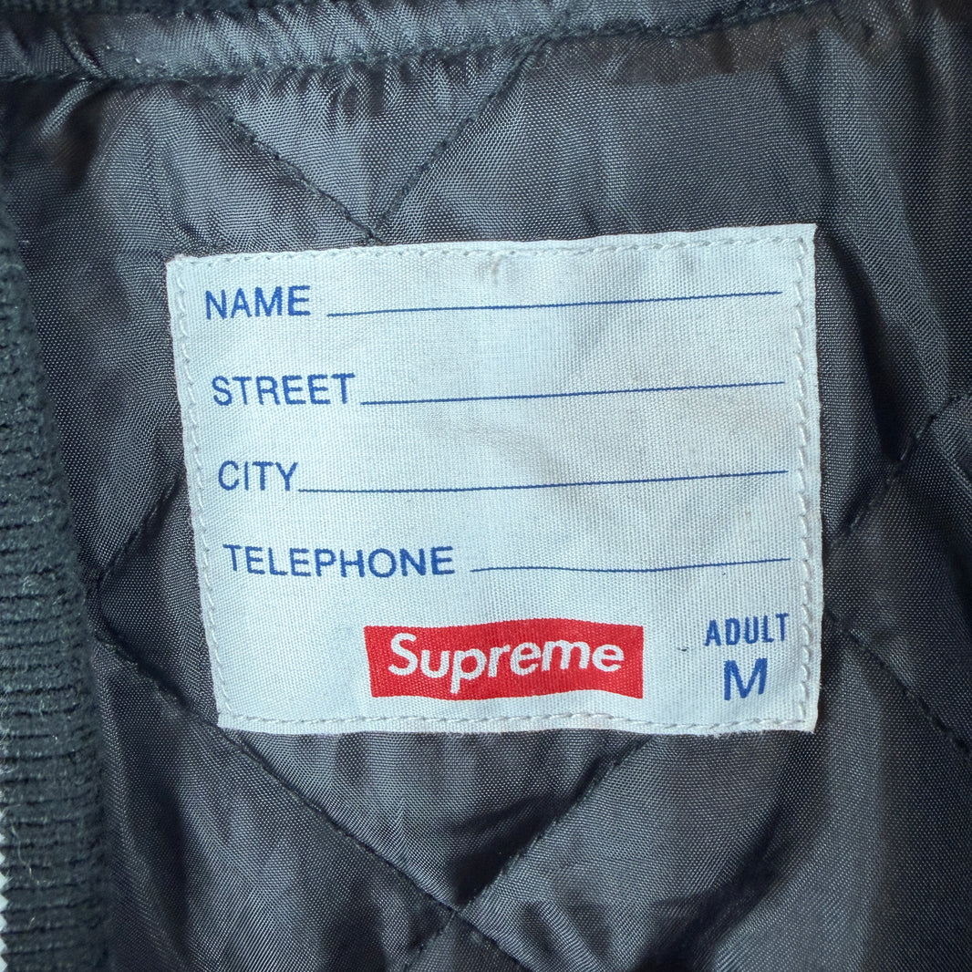 Supreme Old English Corduroy Varsity Jacket