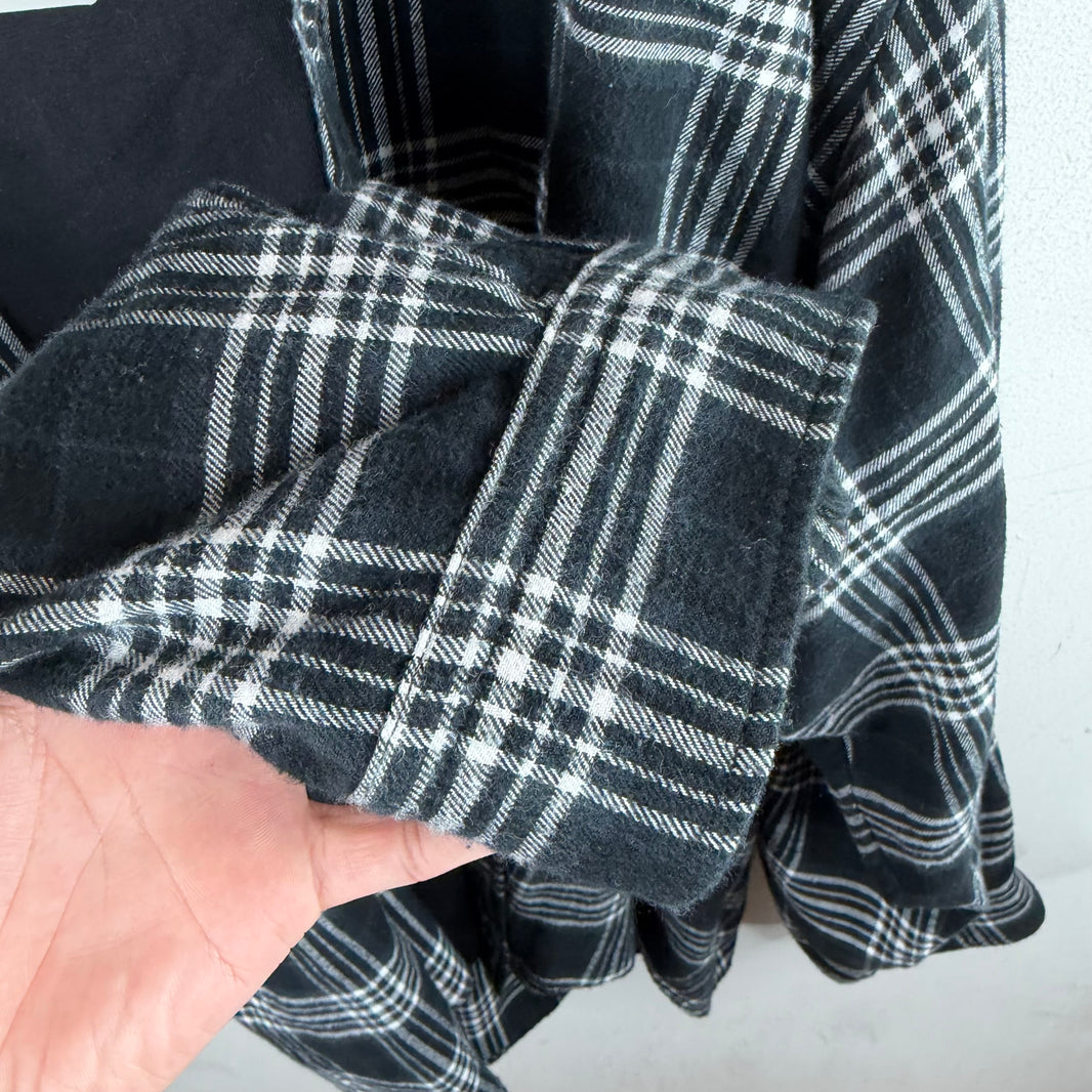Balenciaga Trompe L'oell Flannel Shirt