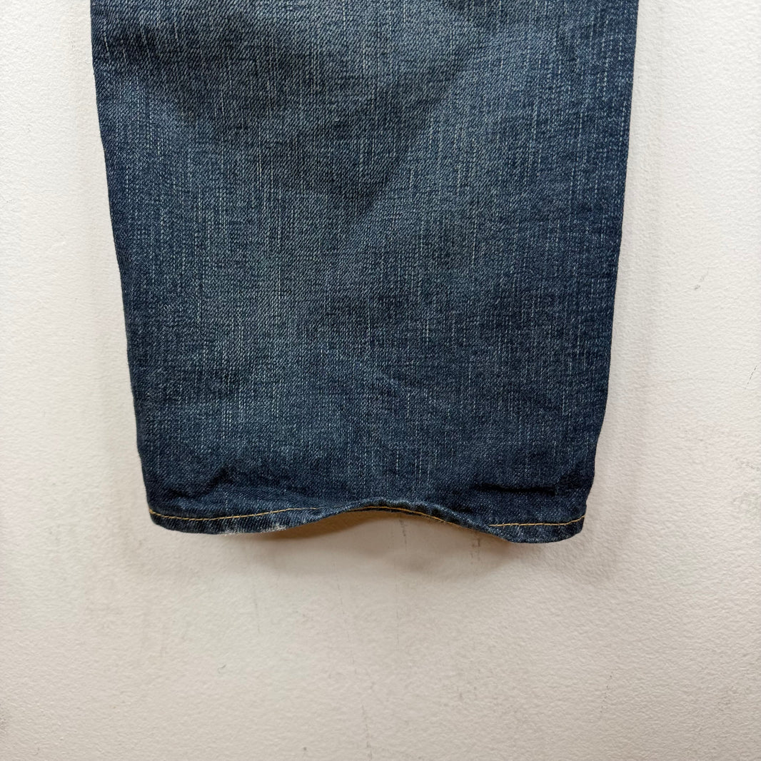 RRL Dark Wash Straight Leg Jeans