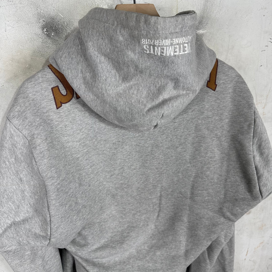 Vetements Hunchback Logo Hoodie