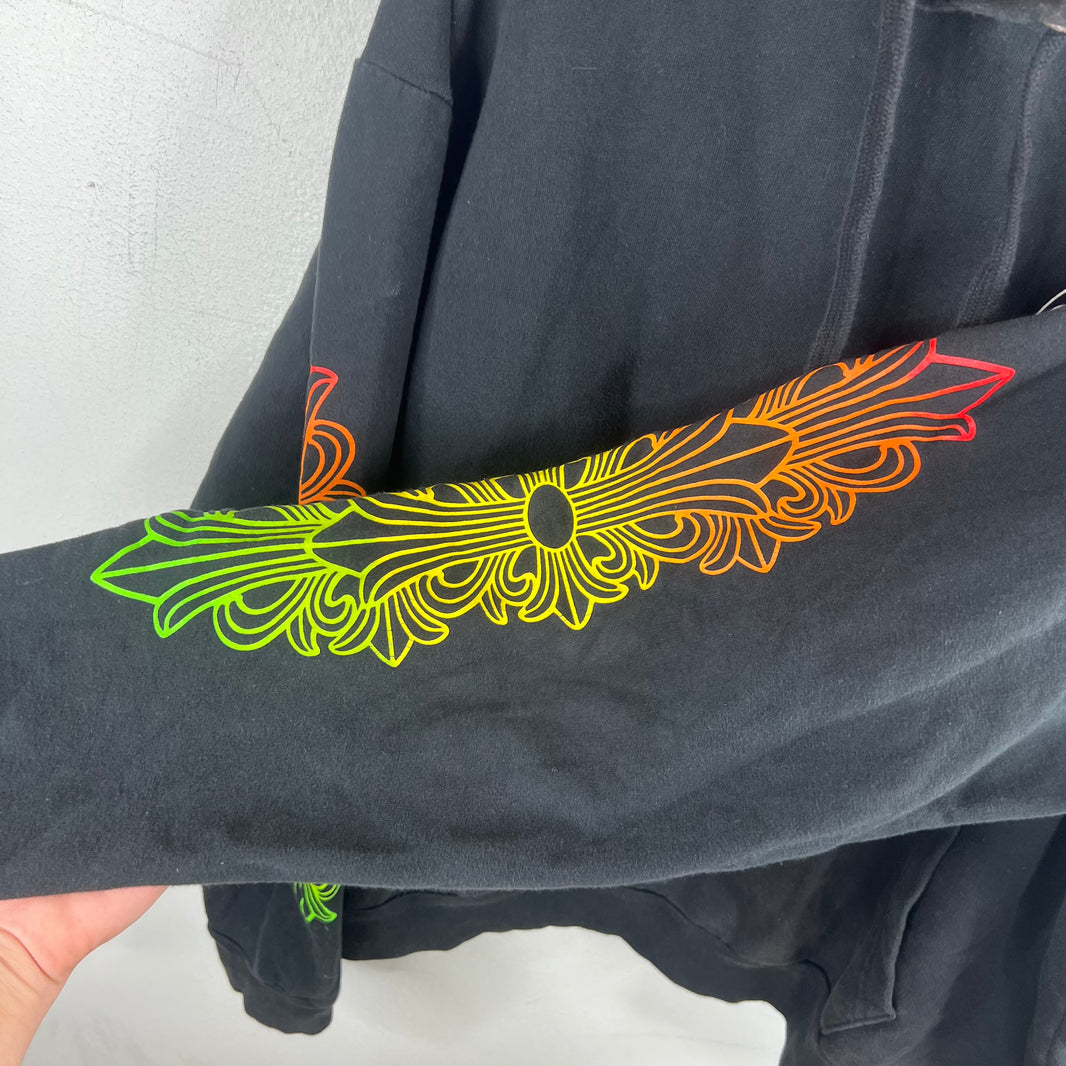 Chrome Hearts Gradient Circle/Fleur Hoodie