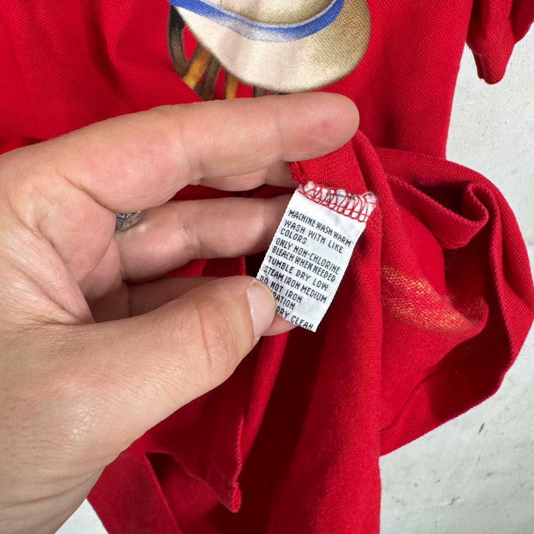 Ralph Lauren Red Printed Equipment Polo Shirt