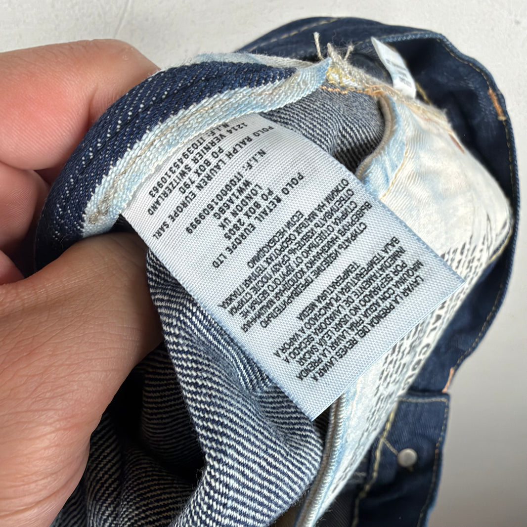RRL Contrast Stitch Slim-Cut Jeans