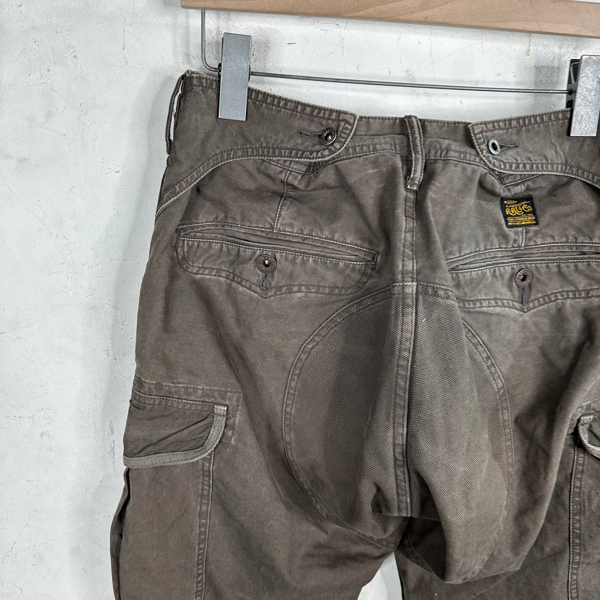 RRL Tapered Canvas Cargo Trousers