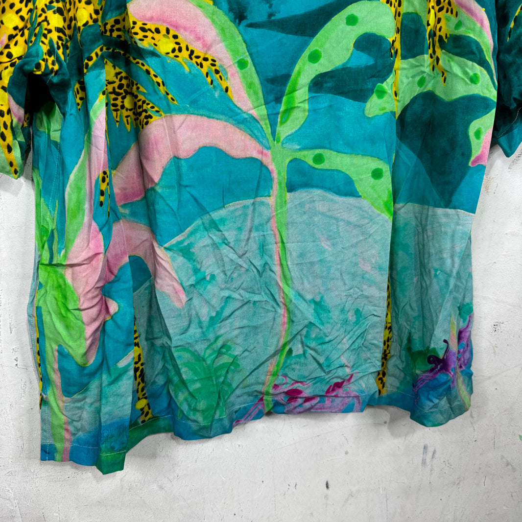 Celine Tropical Printed Shirt