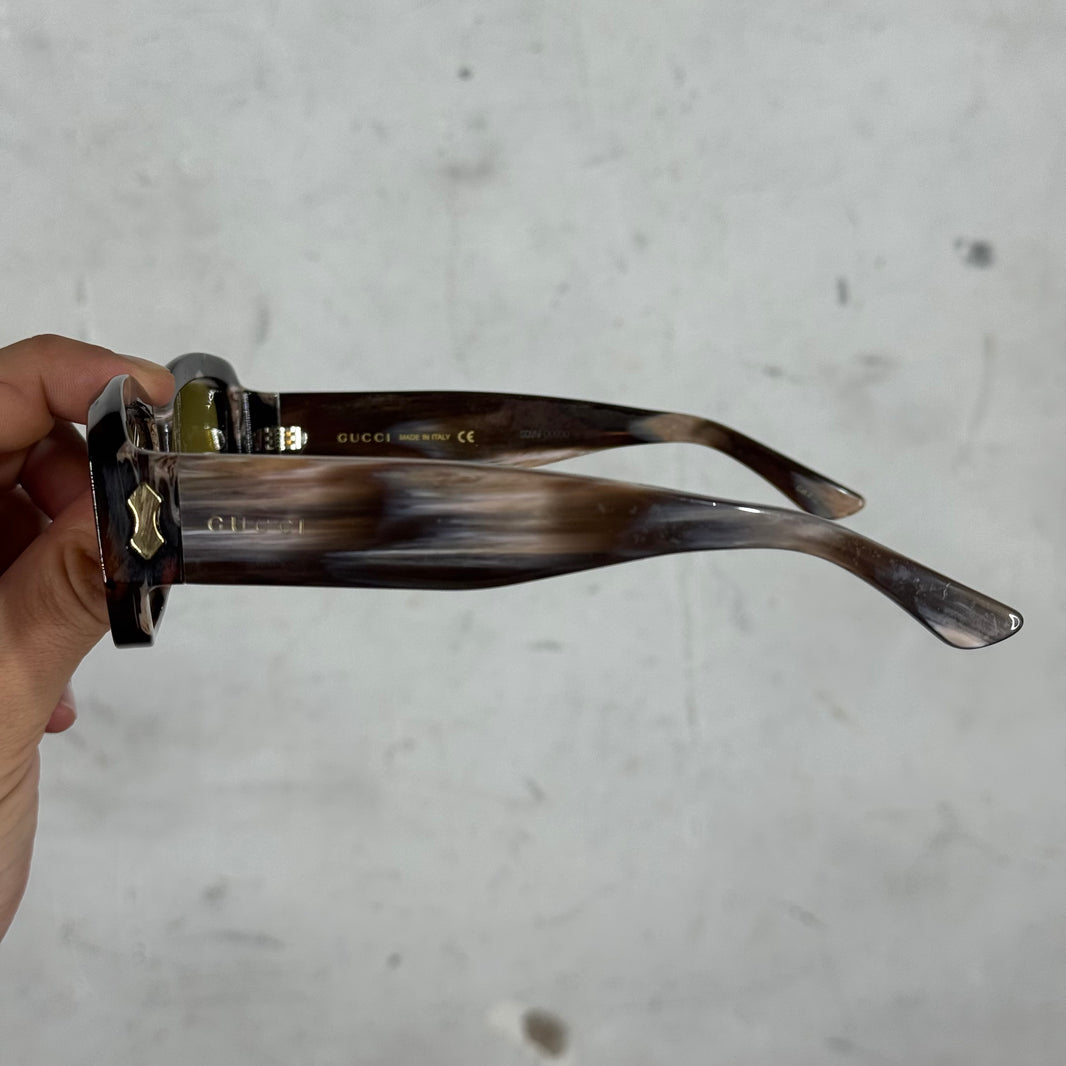 Gucci GG0669S Marbled Sunglasses