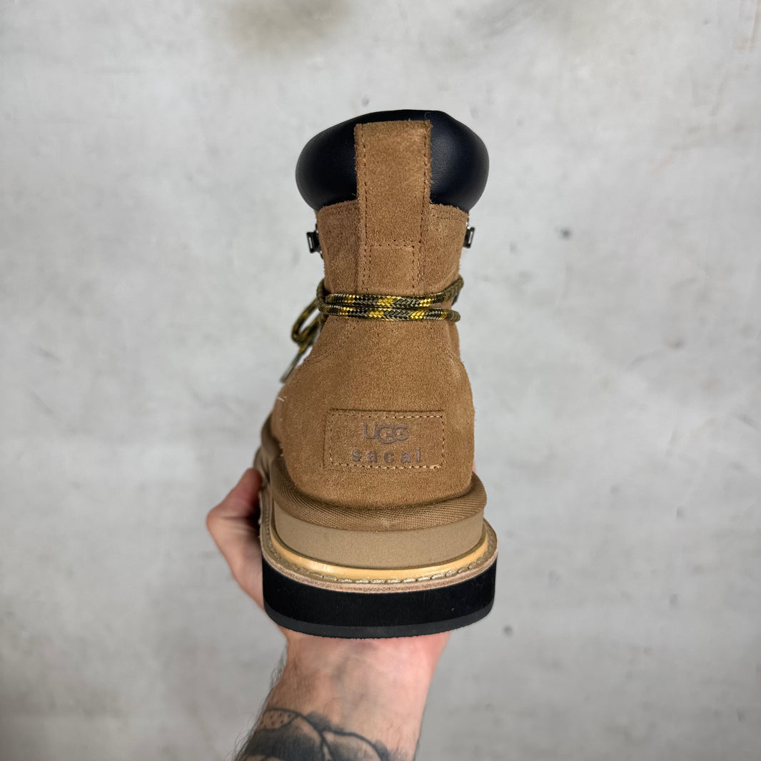 Sacai x Ugg Chestnut Fur Hiking Boot